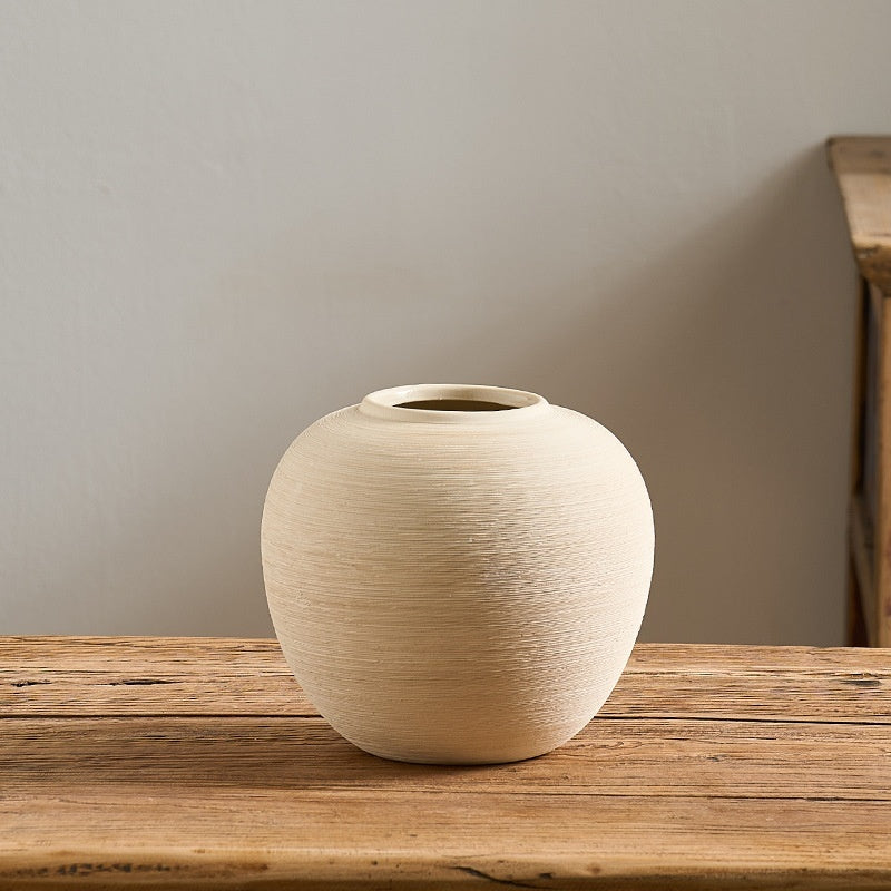 Vintage art ceramic vase in large, medium, and small sizes – handmade sculptural ceramics for modern and minimalist home decor