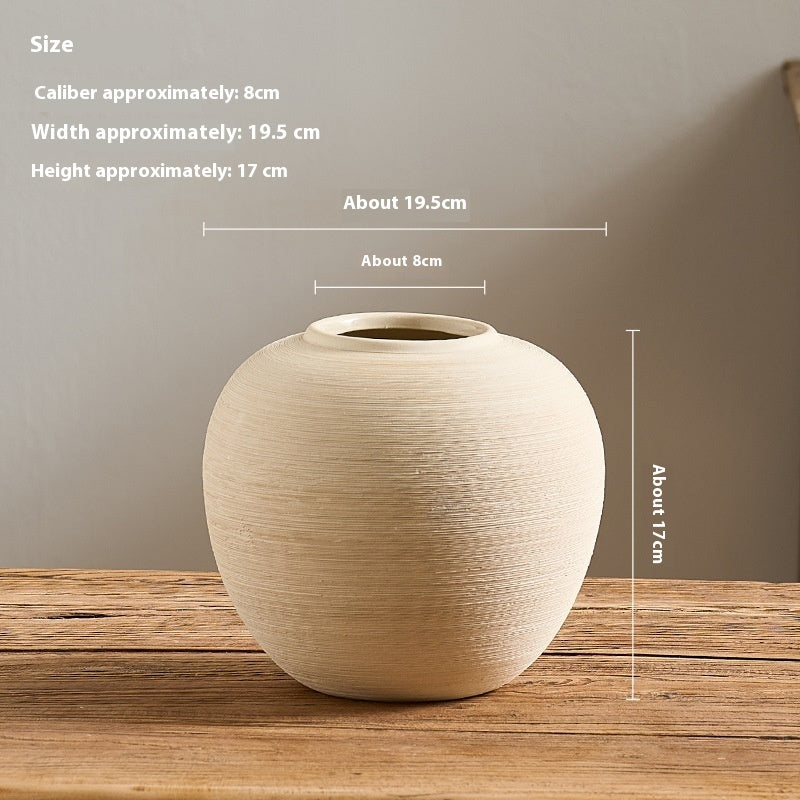 Vintage art ceramic vase in large, medium, and small sizes – handmade sculptural ceramics for modern and minimalist home decor
