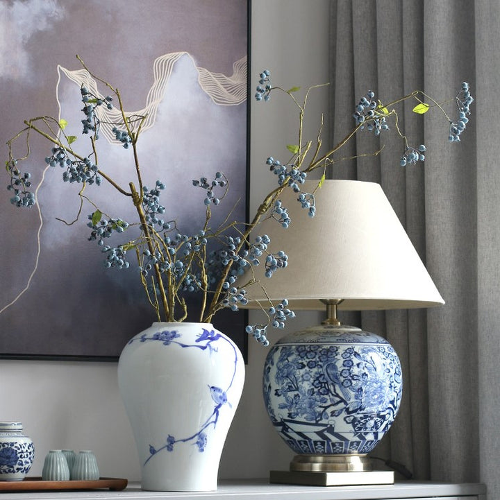 Blueberry Artficial Plants Home Decorative Acessories