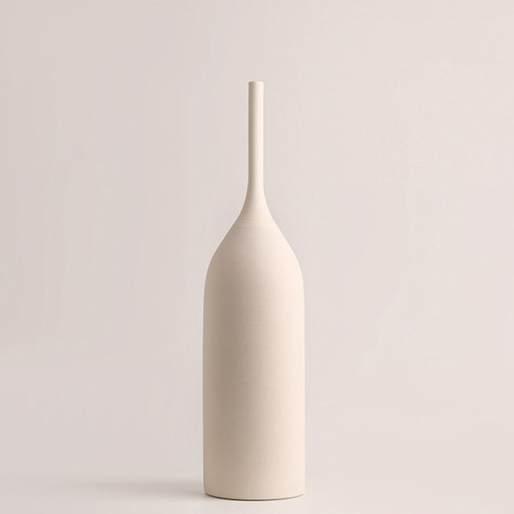 Matte Earth Tone Ceramic Vase Set – Modern Minimalist Design