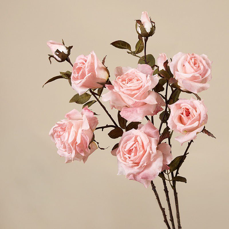 Artificial Flower Arrangement - Artificial Roses Bouquet - Tiny Porcelain