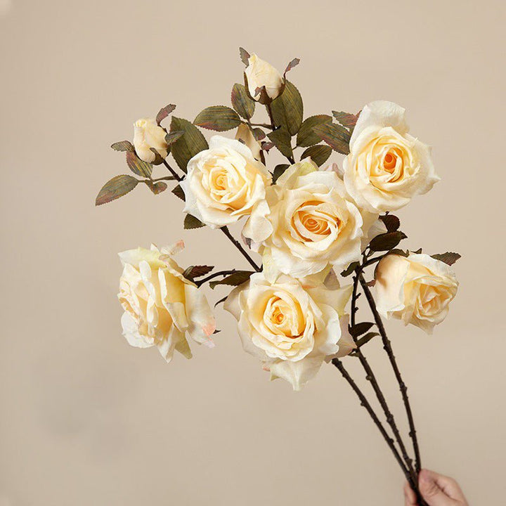 Artificial Flower Arrangement - Artificial Roses Bouquet - Tiny Porcelain