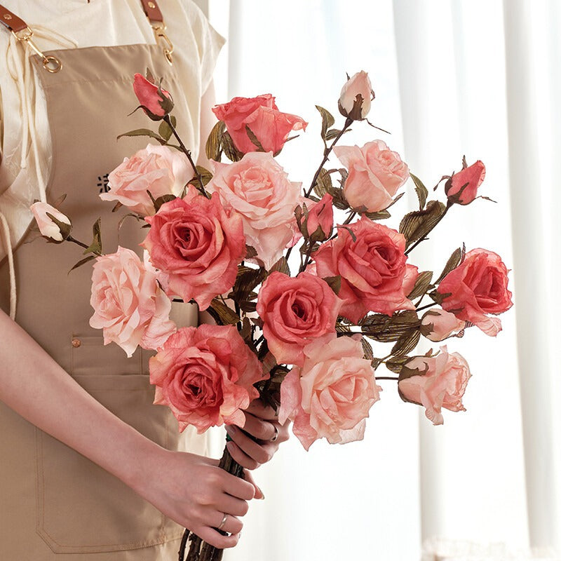 Artificial Flower Arrangement - Artificial Roses Bouquet