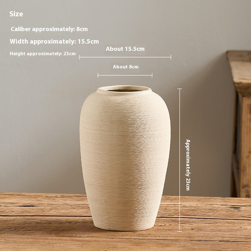 Vintage art ceramic vase in large, medium, and small sizes – handmade sculptural ceramics for modern and minimalist home decor
