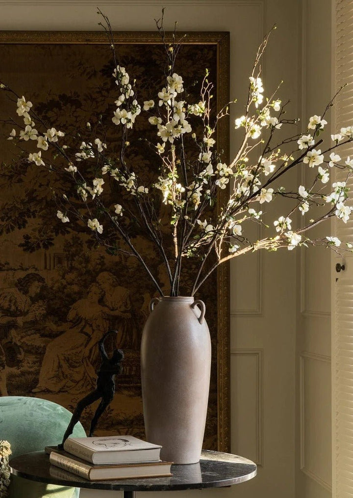 Cream Artificial Blossom Branch - 57" - Tiny Porcelain