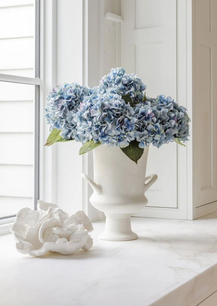 Nantucket Blue Real Touch Hydrangea - 18" - Tiny Porcelain