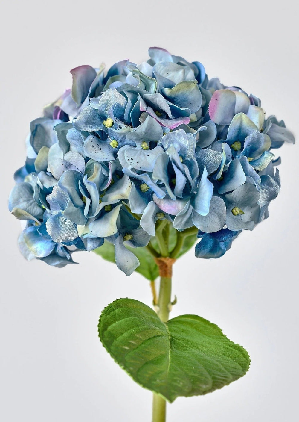 Nantucket Blue Real Touch Hydrangea - 18" - Tiny Porcelain