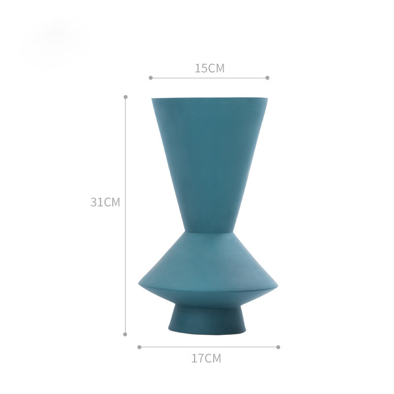 Art Design Shape Ceramic Vase Home Decoration Craft Table Decorative Accessory