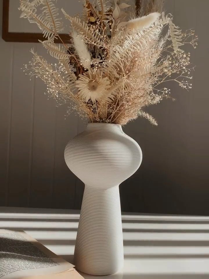 Textured Janpanese White Ceramic Vase Collection – Porcelain Bud Vase - Tiny Porcelain