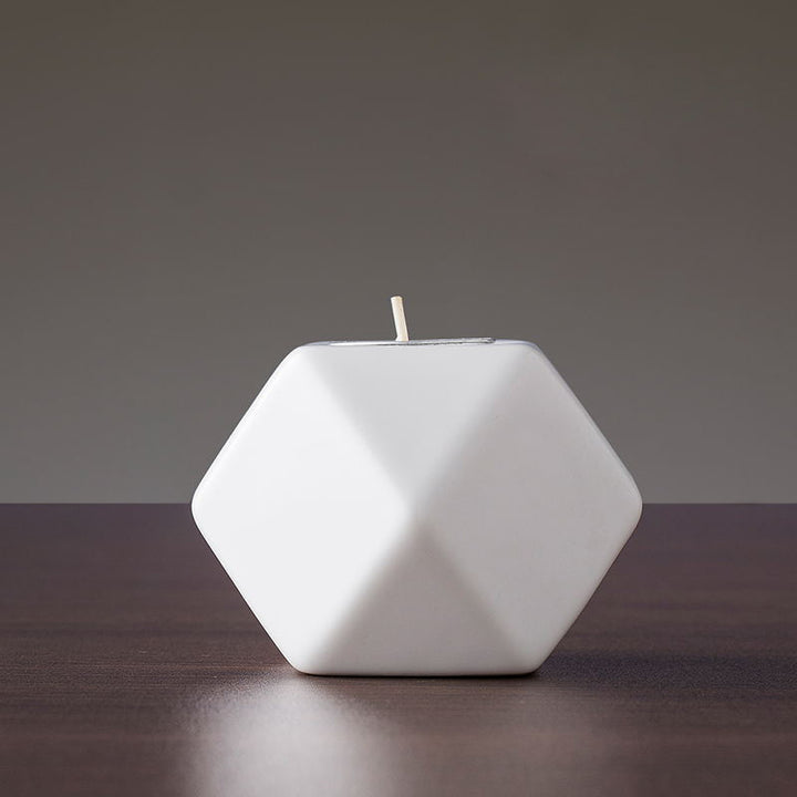 Nordic Style Polyhedron Ceramic Candle Holder Table Accessories